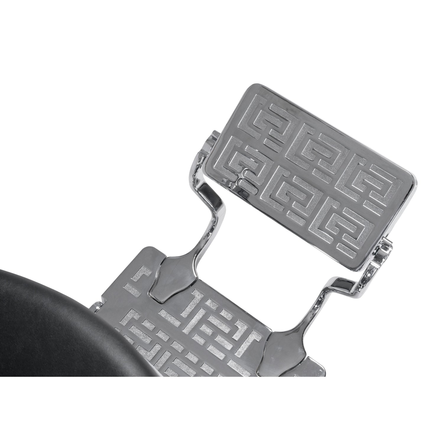 Buzz Silver Black Barber Chair