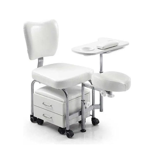 TENDY Pedicure Chair with Storage & Technician Stool
