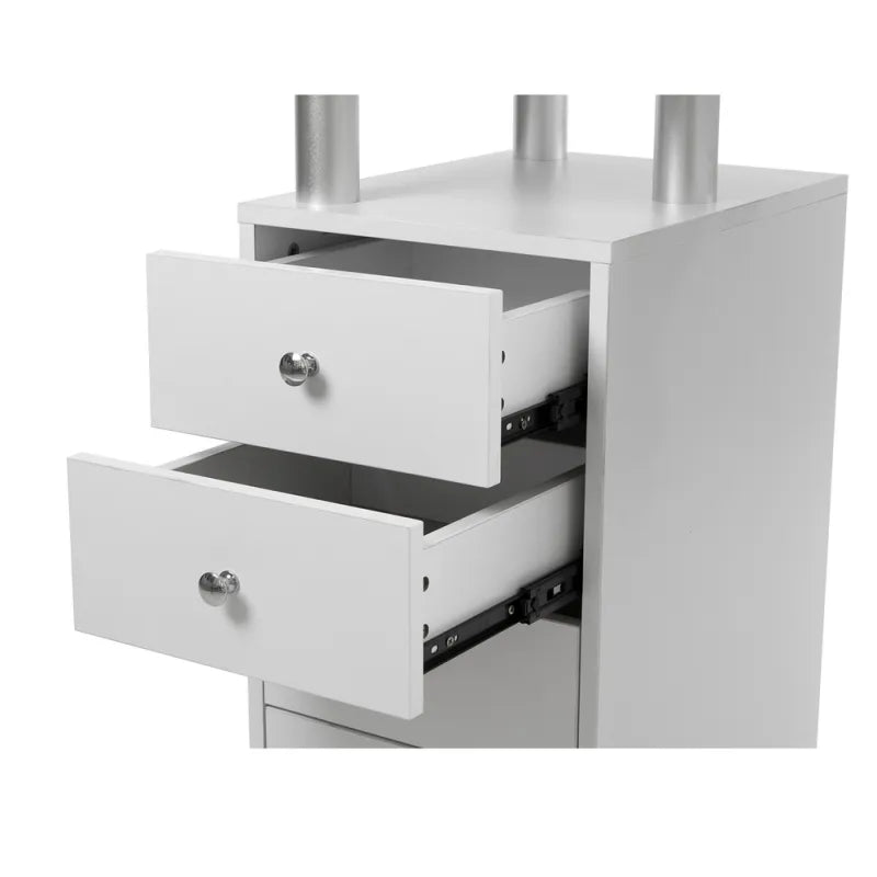 DISTAL Double Manicure Table with Dust Extractor & Storage