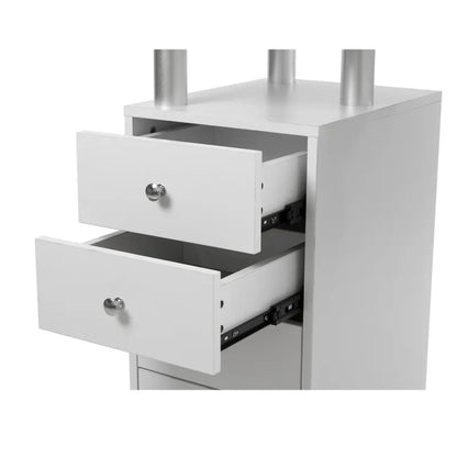 DISTAL Double Manicure Table with Dust Extractor & Storage