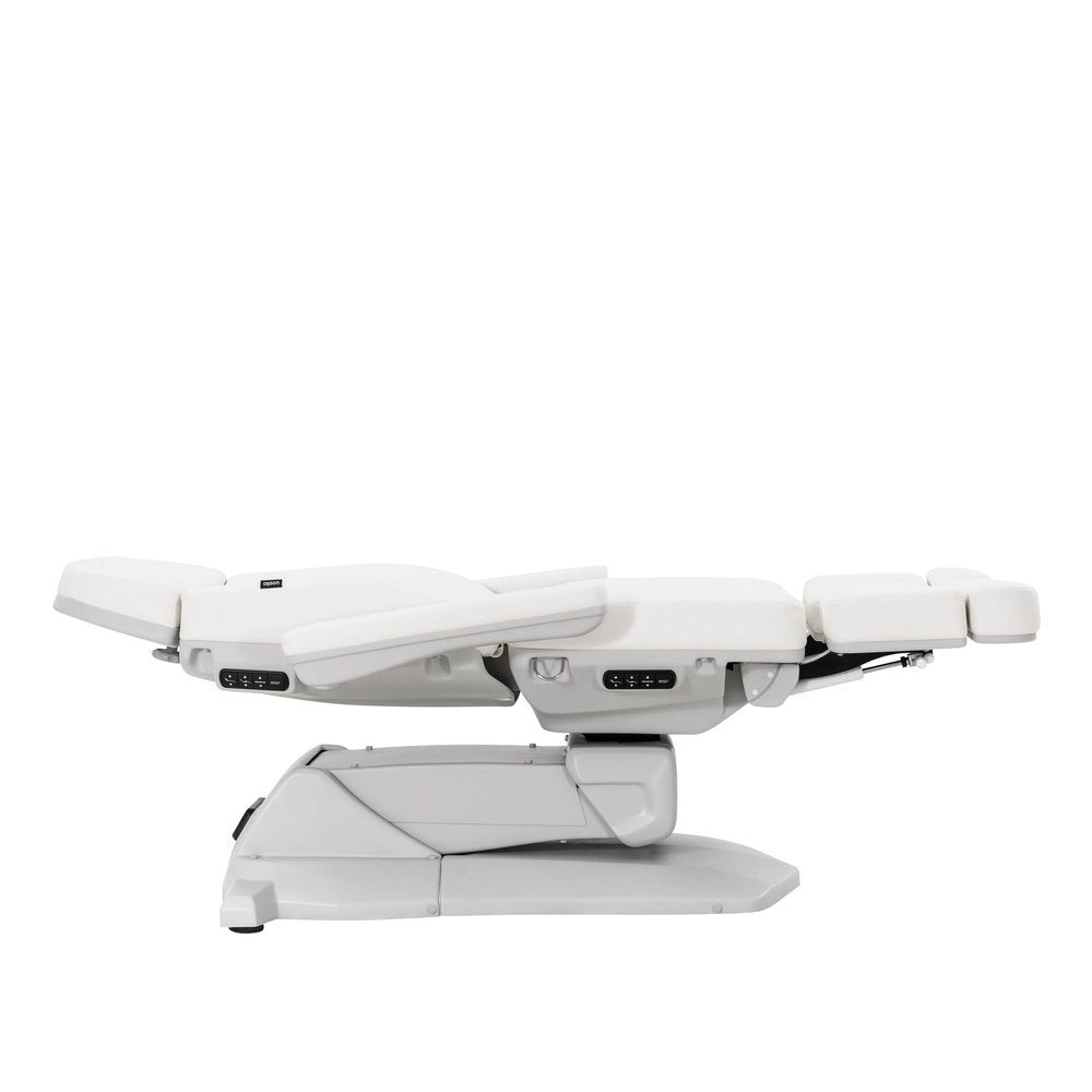 medical podiatry chair side view adjustable leg rests