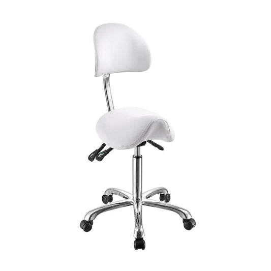 NOBLE Saddle Stool with Wraparound Backrest
