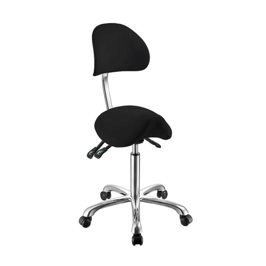 NOBLE Saddle Stool with Wraparound Backrest