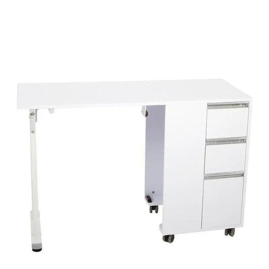 PLEX Foldable Manicure Table with Storage