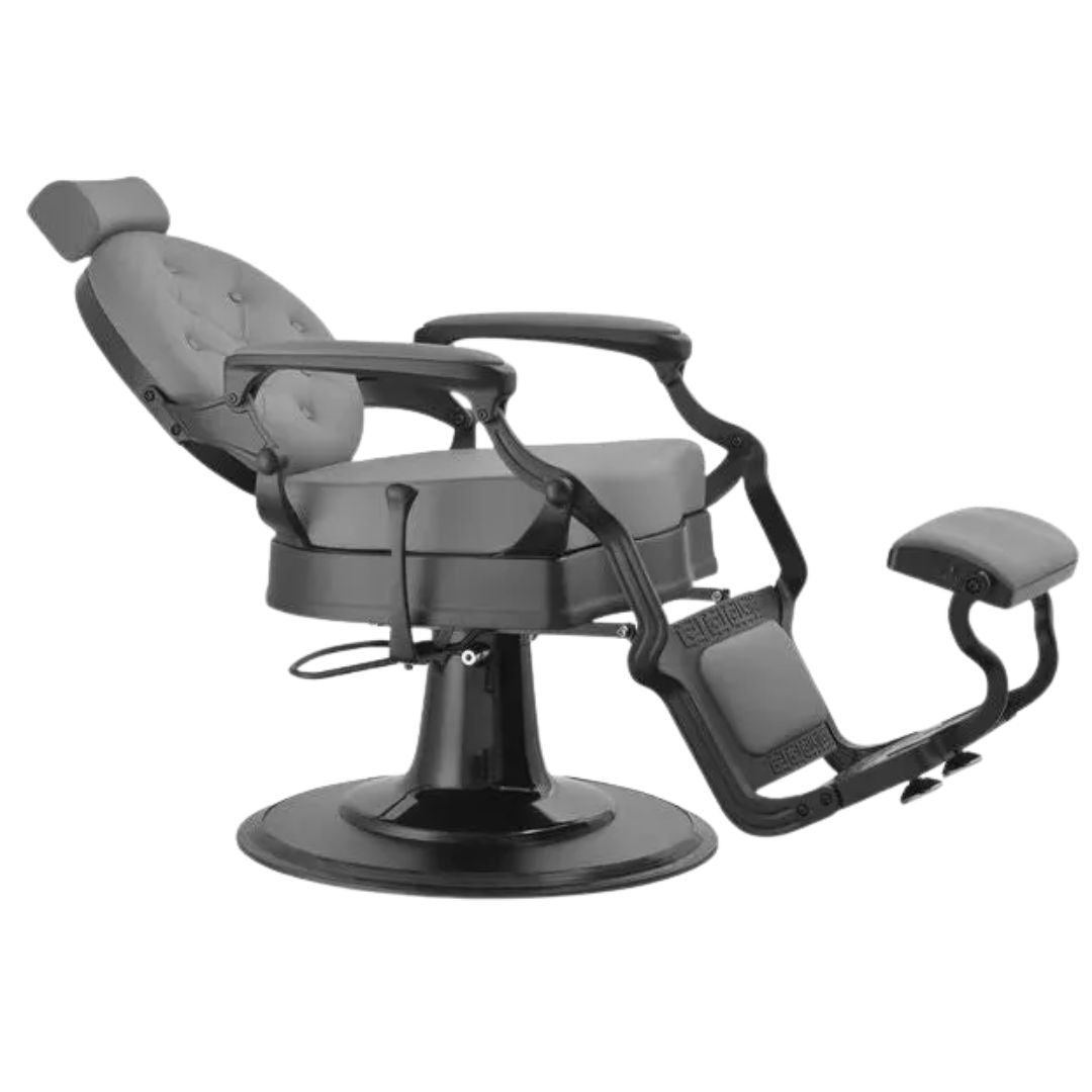 Buzz Black Grey Barber Chair