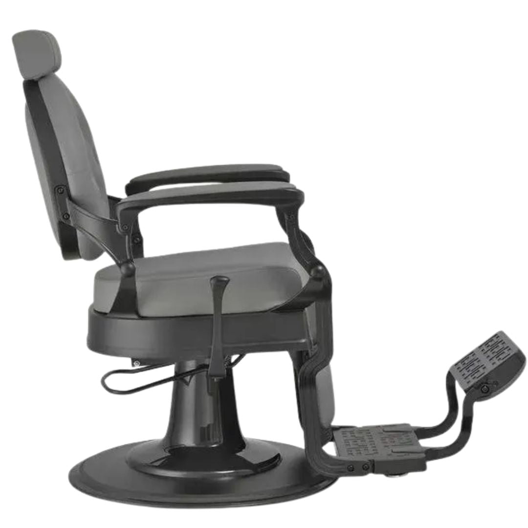 Buzz Black Grey Barber Chair