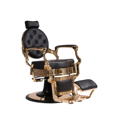 Buzz Gold Black Barber Chair