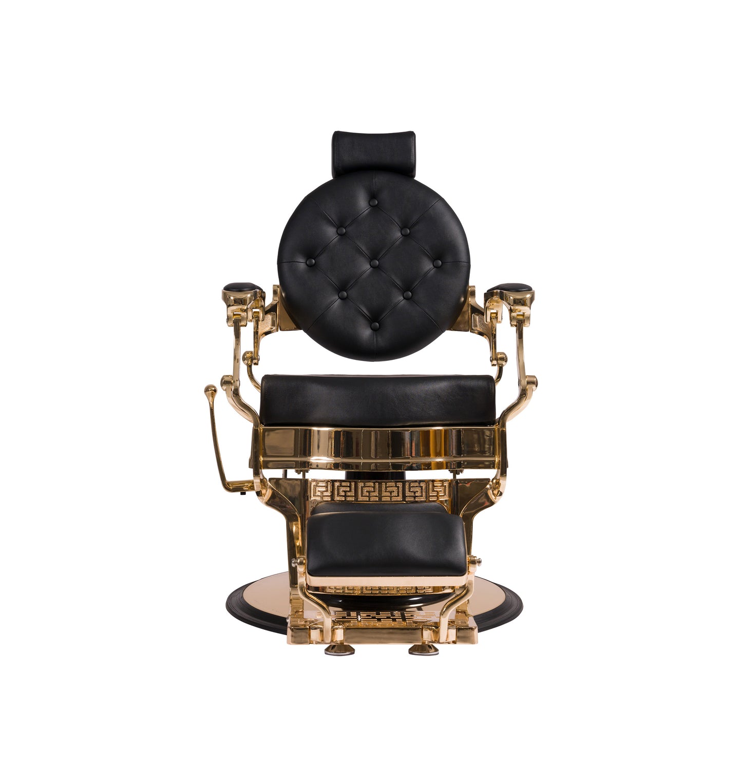 Buzz Gold Black Barber Chair