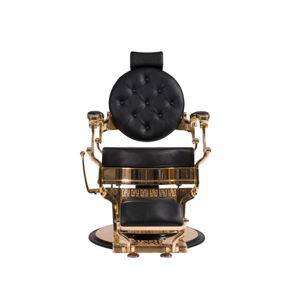 Buzz Gold Black Barber Chair