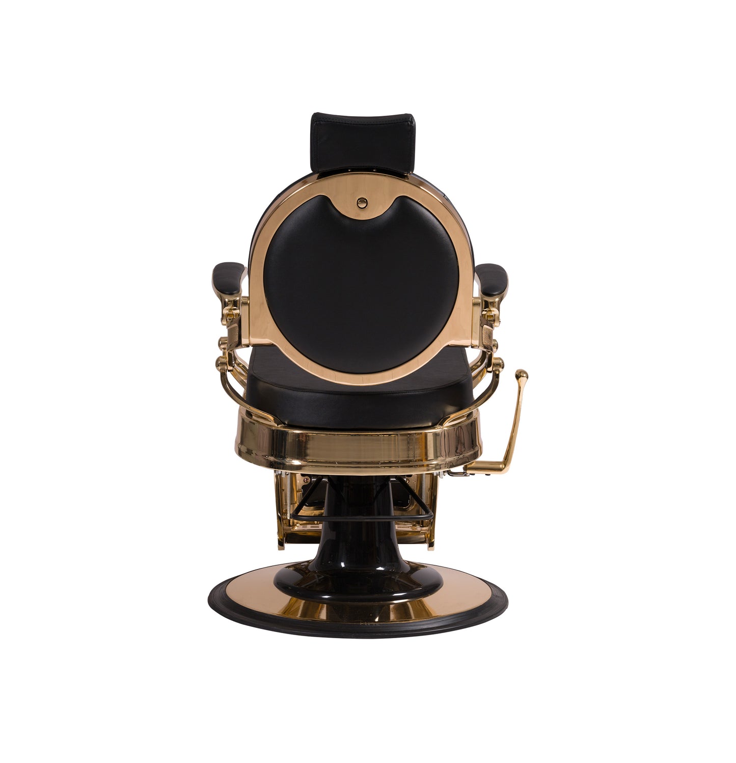 Buzz Gold Black Barber Chair