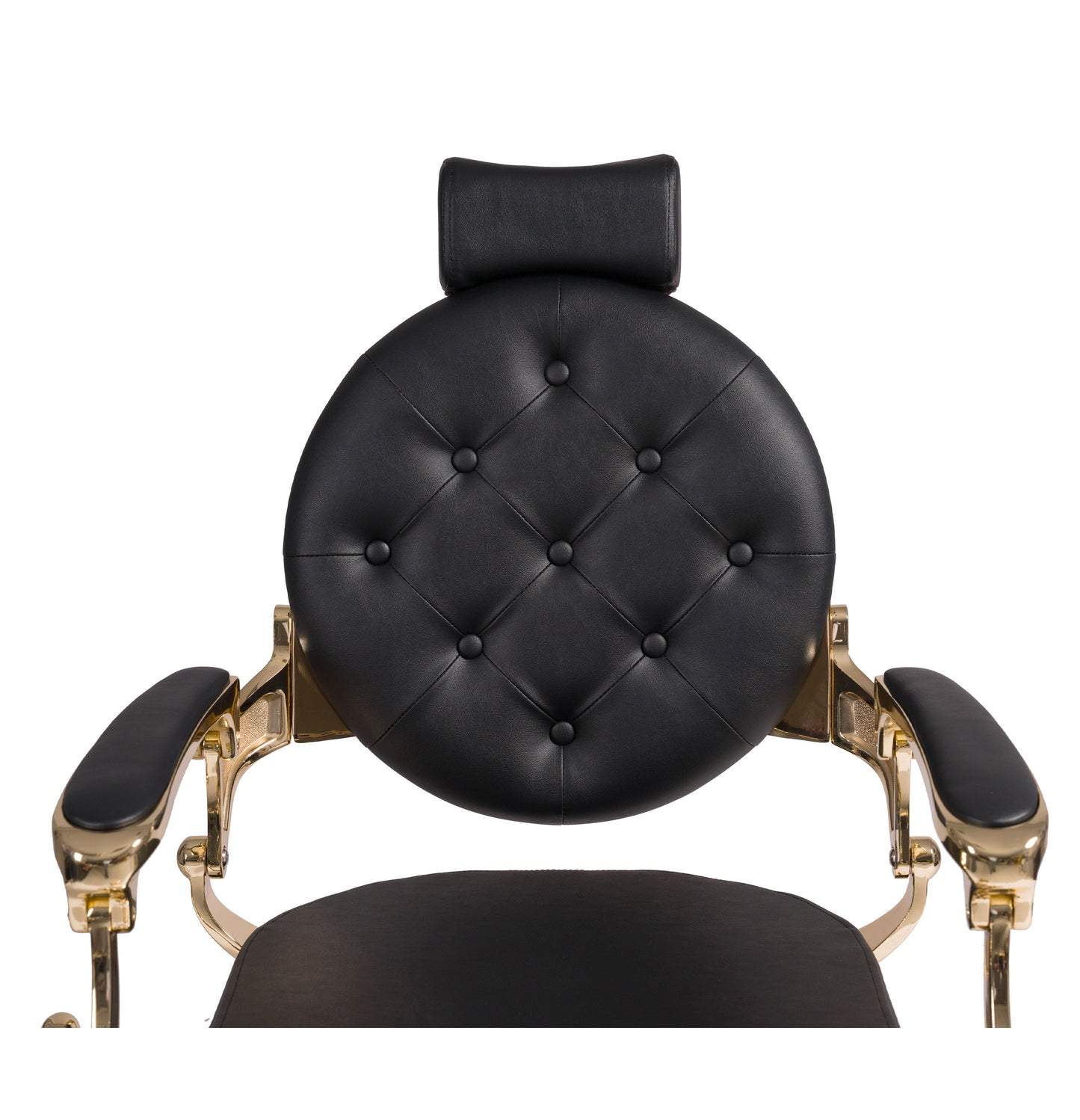 Buzz Gold Black Barber Chair