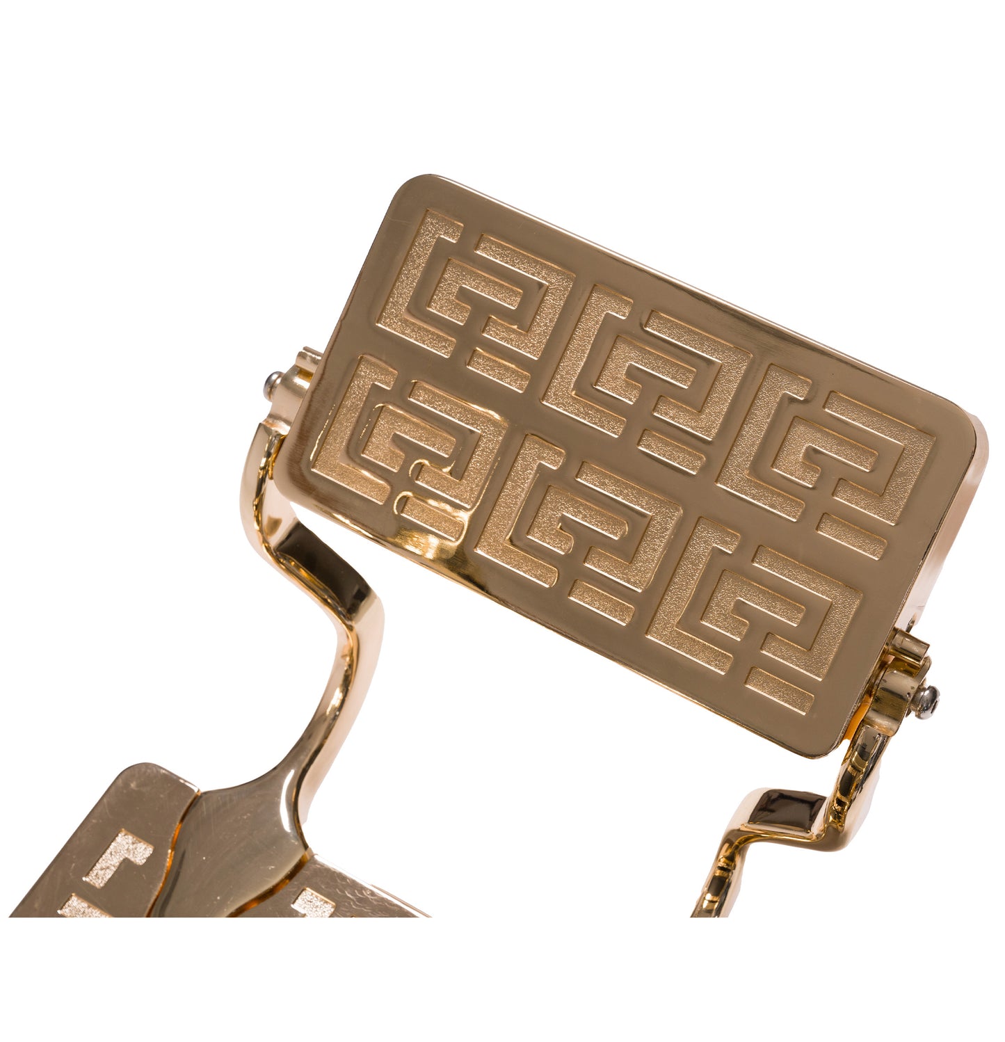 Buzz Gold Black Barber Chair