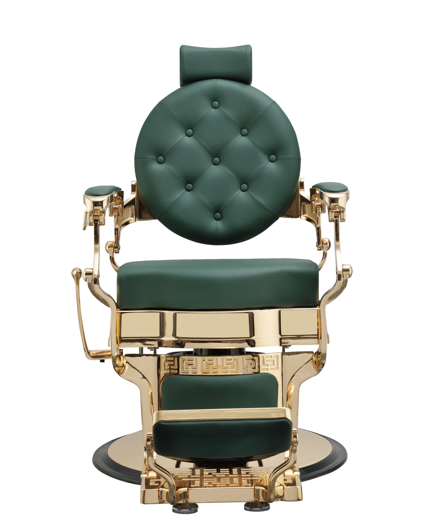 Buzz Gold Green Barber Chair