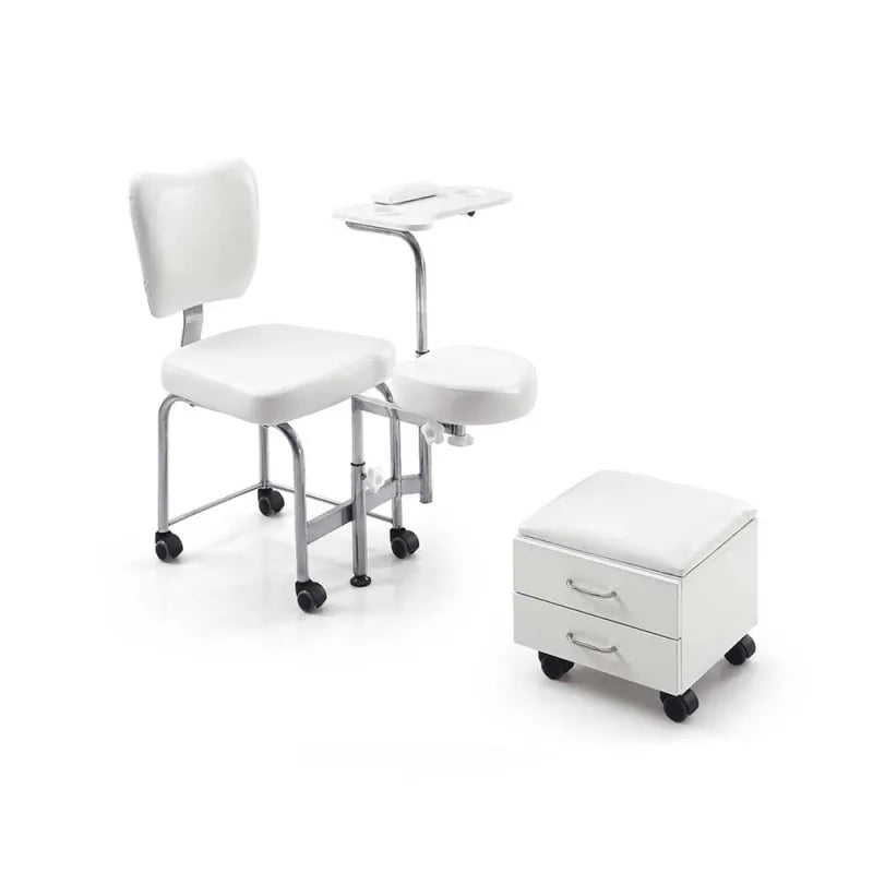TENDY Pedicure Chair with Storage & Technician Stool